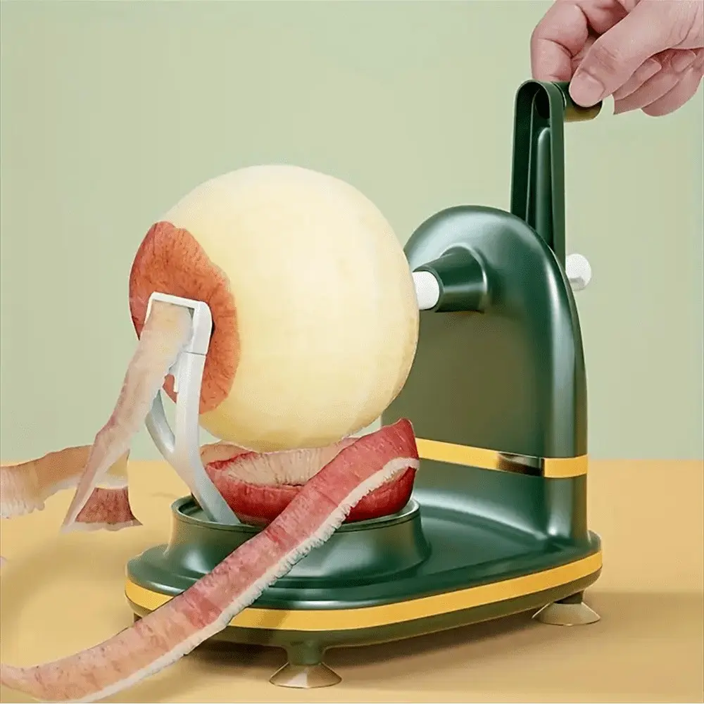 1 piece of multifunctional manual fruit peeler, handheld vegetable and apple peeler, durable ABS plastic, no need to charge operation, household essential kitchen gadgets| fruit peeler/functional decoration|manual operation, kitchen peeler