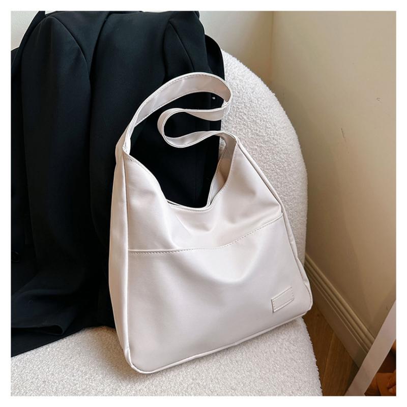 Large Capacity Retro Bag Women's Simple Tote College Student Class Shoulder Casual