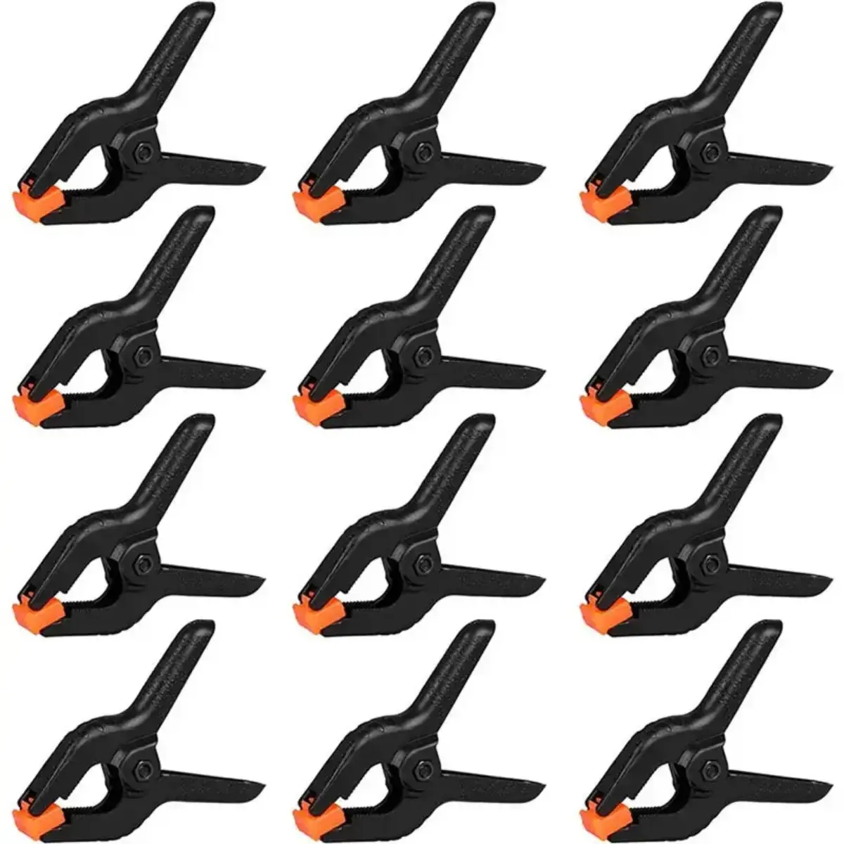 12pcs Spring Clips, Small Base Clips, High-Strength Plastic Clips, Craft Spring Clips, Base Frames, Woodworking, Photography Studios
