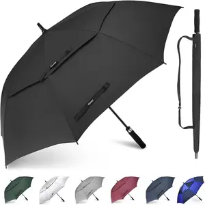 2026 Home & LivingGonex 54/62/68/72/80 Inch Extra Large Golf Umbrella, Automatic Open Travel Rain Umbrella with Windproof Water Resistant Double Canopy, Oversize Vented Umbrellas for 2-3 Men and UV Protection, Multiple Colors