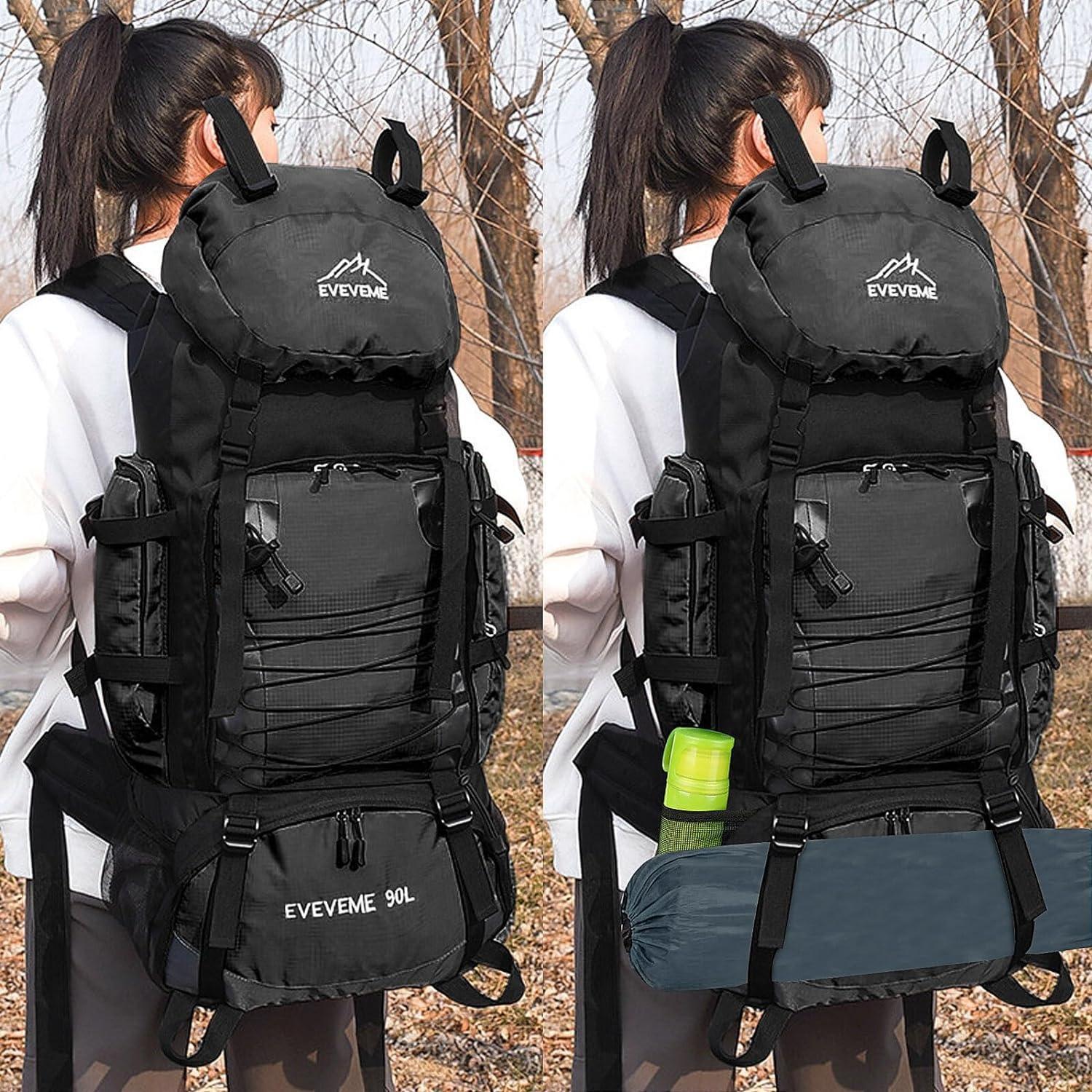 Stop playing Tetris with your camping gear.  90L mega daypack means you just throw everything in. Integrated hydration? Keeps you drinking hands-free. Ideal for long hauls.