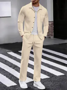 Men's New Arrival Suit Set, Christmas Gift, Friday Sale, Spring Summer Fall Clothing, Casual Loose-Fitting Pants, All Seasons