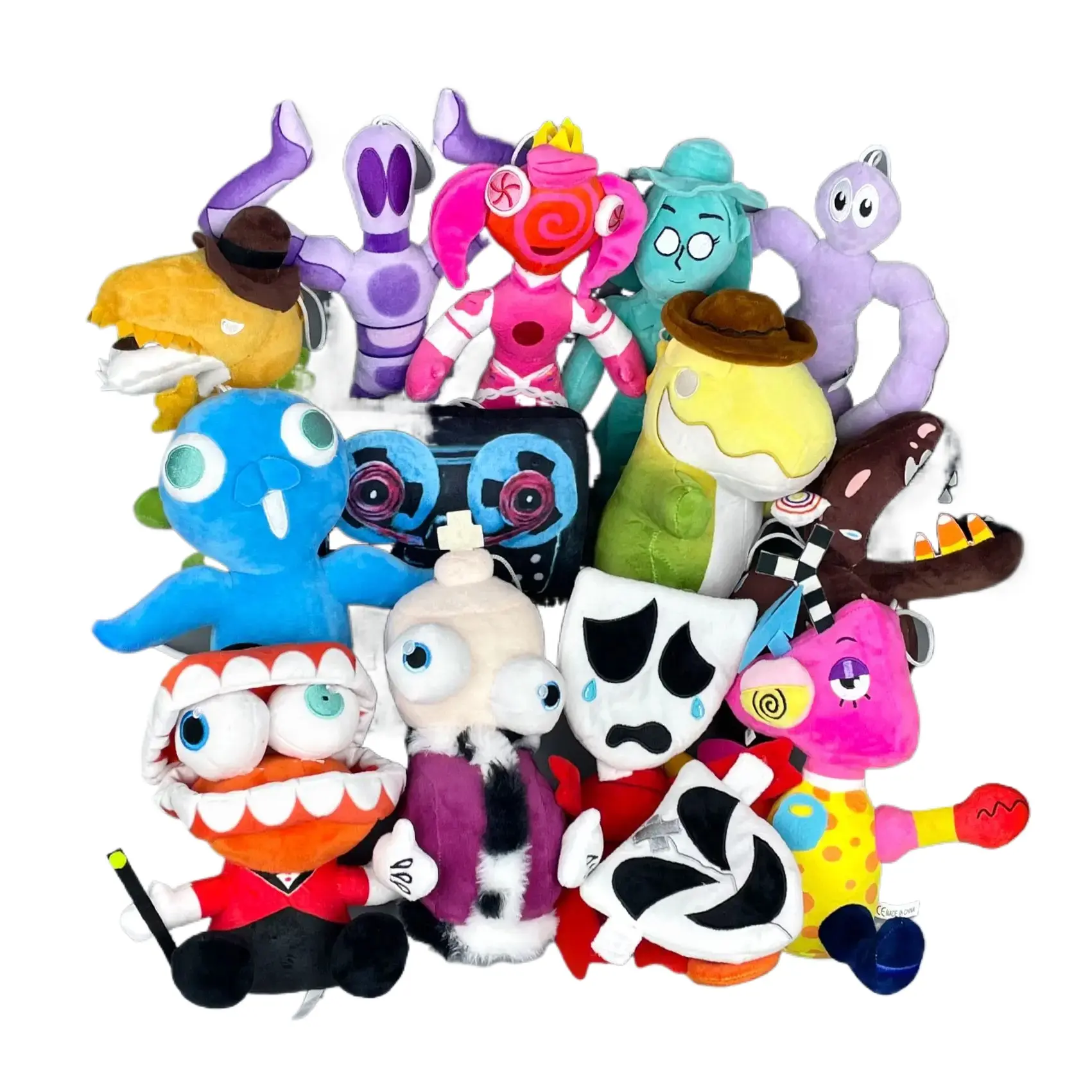 2026 New The Amazing Digital Plush Toys Amazing Circus Clown Rabbit Plush Dolls Periphery Stuffed Toys Kids Adults Gift