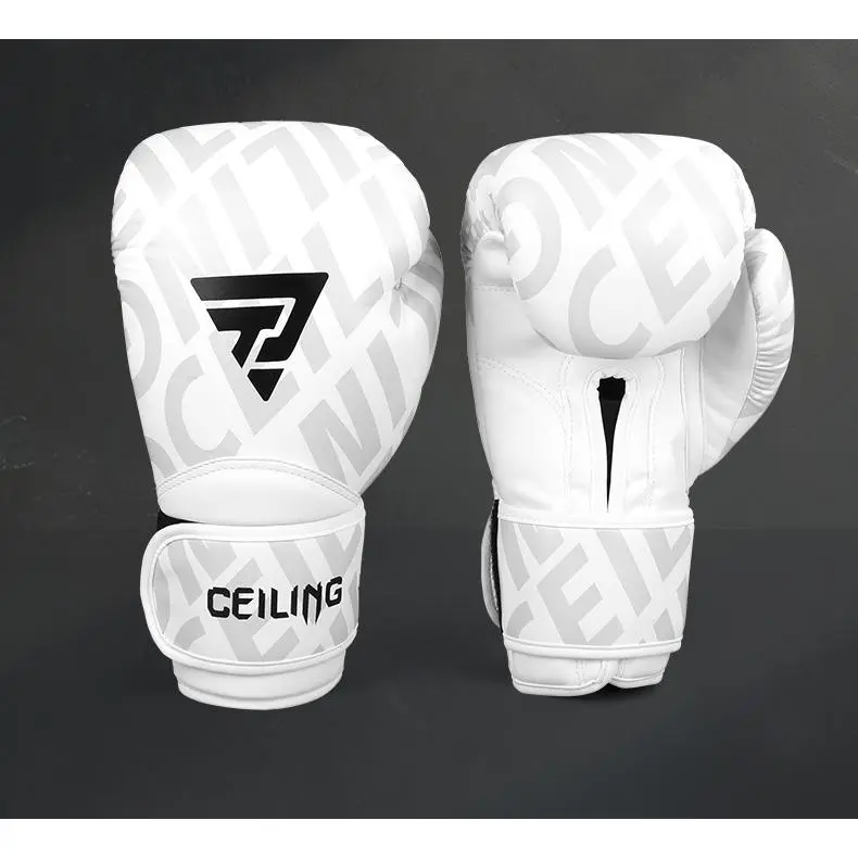 Adult PU Leather Boxing Gloves - 12oz, Multiple Weights, for Martial Arts Training and Heavy Bag Workouts