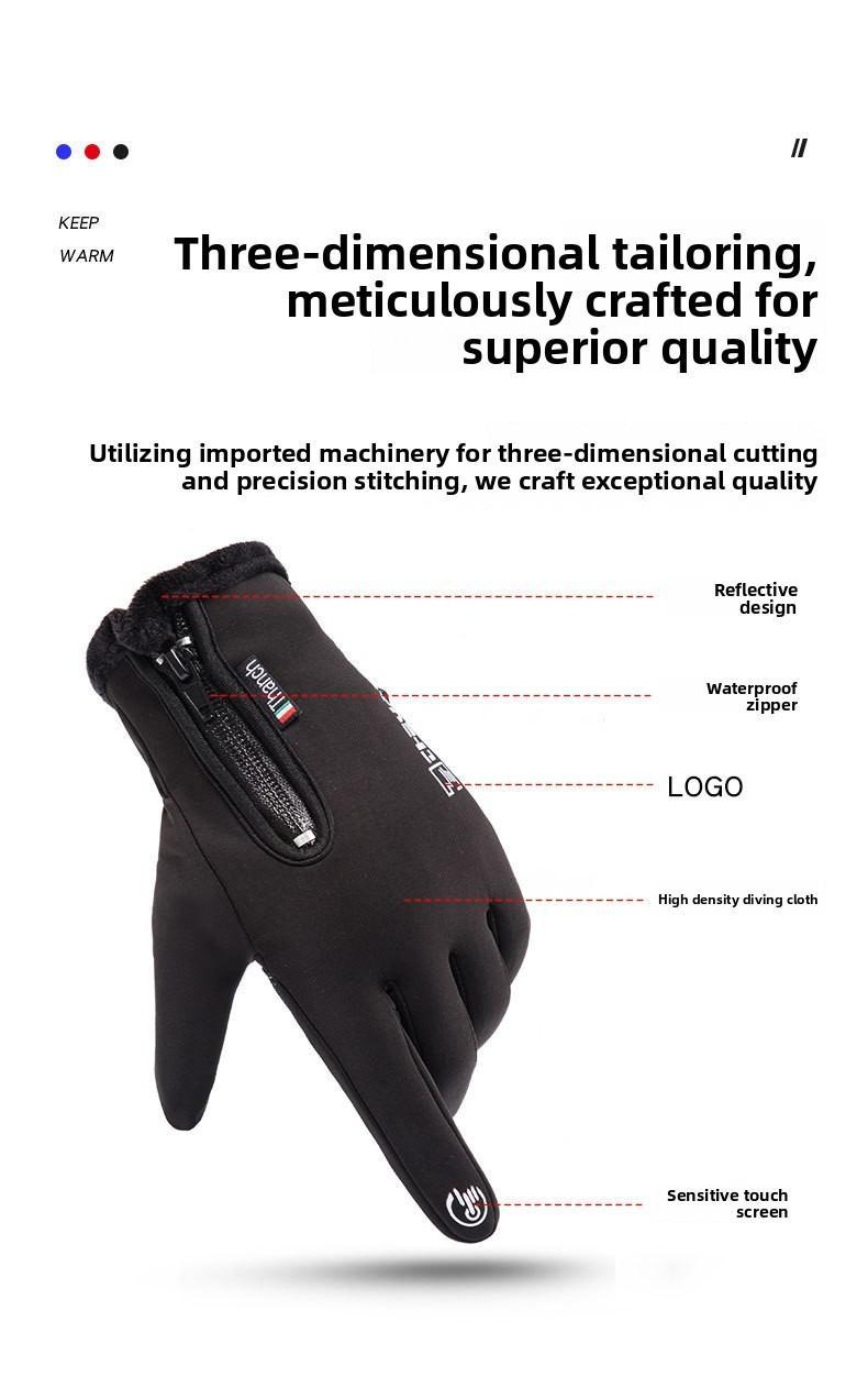 Outdoor Winter Gloves Touchscreen Windproof Full-Finger Fleece Lined for Men Women Sports Travel Daily Activities Unisex Outdoor Winter Gloves Touchscreen Windproof Full-Finger Fleece Lined for Men Women Sports Travel Daily Activities Unisex