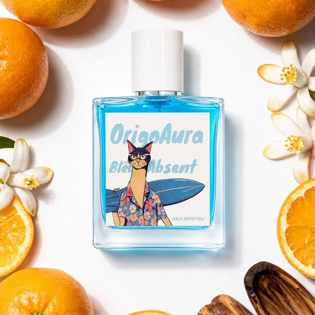 Origoaura Absent Perfume, Fresh Citrus Scent, Summer Vacation Fragrance, Liquid Form, Formaldehyde-Free, Single Item Pack