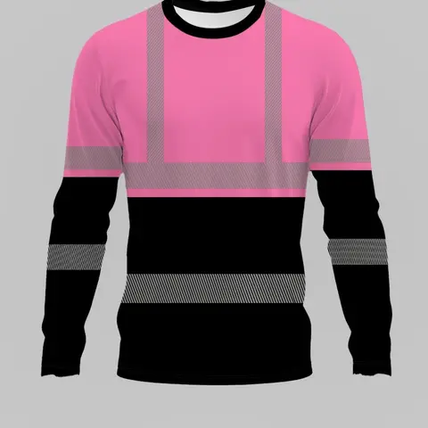 Men's Long Sleeve T-Shirt, Menswear, Tops, Colorful Block-Striped, Multi-Color Options, Personalized Practical Style, Spring & Fall Fashion, Streetwear, Casual Fashion Clothing