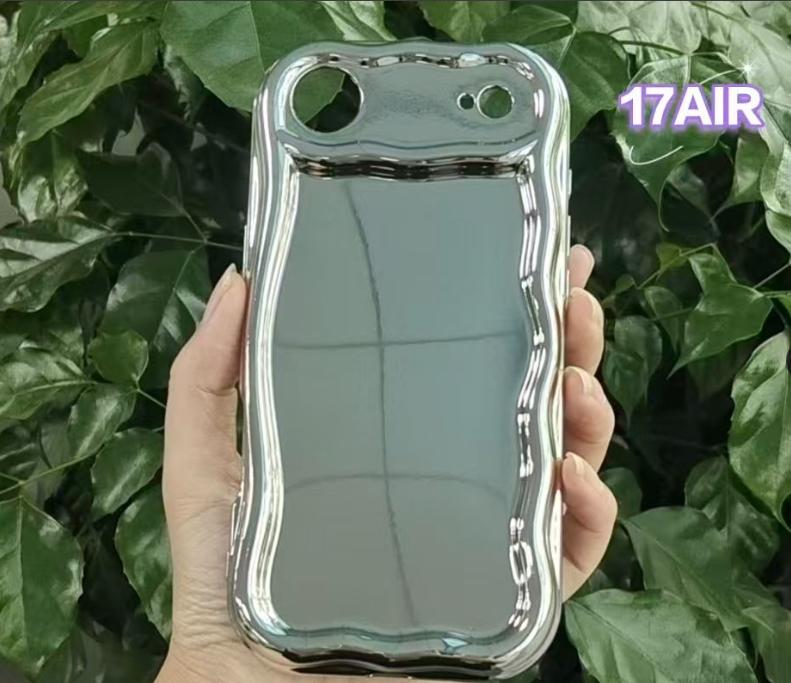 Phone Cases -A Protective Case for a Phone Featuring a Double Spider Web Design in Red And White, Made from Electroplated Cream Material. It Is Compatible with iPhone Models 16, 15, 14, 13, 12, And 11 Pro Max