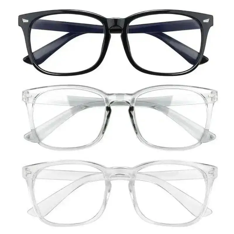 Unisex Blue Light Glasses - Light-Filter Computer Eyewear, Multi-Style Fashion Accessories for Office Screen Use & Party Styling