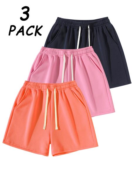 Men's Solid Color Drawstring Waist Shorts, Casual Fitted Jogger Pants for Daily Wear, Sports & Outdoor Activities, Unisex Fitness Shorts, Drawstring Athletic Shorts, Athleisure Street Shorts