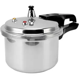 Mini 3L Aluminum Alloy Pressure Cooker with Magnetic Bottom Safe Durable Compact Pressure Canner Compatible for Induction Cookers and Gas Stoves