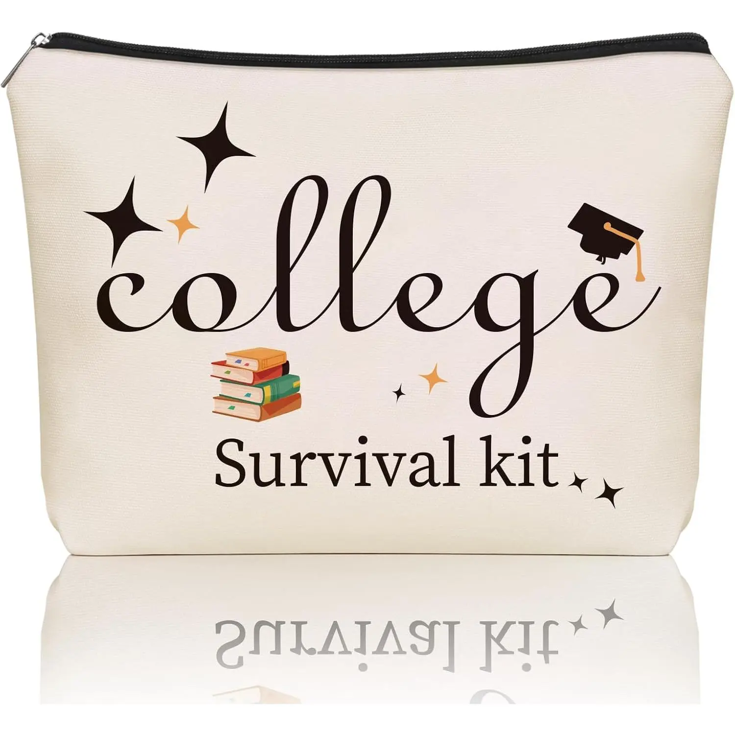 College  Kit Makeup Bag, Graduation Gifts for Girls Class of 2026 | Travel  & Toiletry Pouch, Dorm Essentials, Thank You  for Christmas, Birthday, Easter, University Freshman