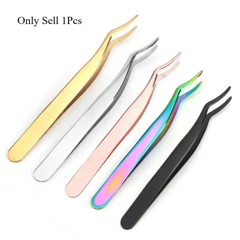 Stainless Steel Eyelash Curler, False Eyelash Aids, Makeup Tools, Precision Eyelash Tweezers, Professional Beauty Tool, Curling Lashes