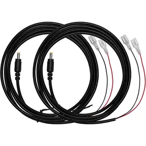 2 count 4.0x1.7mm DC Plug Durable -Resistant Power  for Trail Camera,Compatible with  Reveal X XB , Eye,Spartan Gocam,Covert Cameras,Snyper Cameras,Etc. Trail Camera Power Cord
