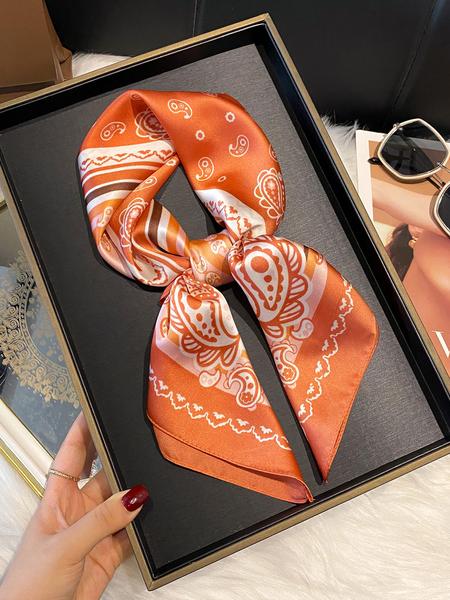 Women's Floral Fashion Scarf for Everyday Use, Elegant Headscarf and Hair Band, Perfect Accessory for All Seasons