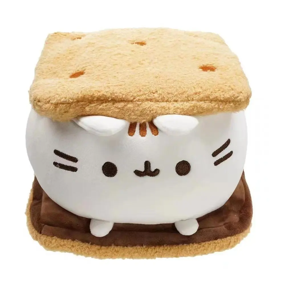 Cute Simulated Cat Doll Plush Toy Anime Cat Soft Home Decoration Tabletop Bedroom Decoration Kids Toy Series Accessories Gift