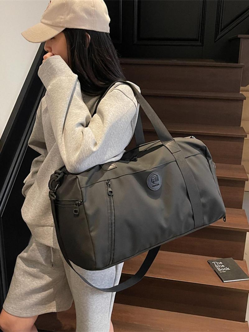 Short trip bag handbag large capacity multi-functional sports yoga bag dry and wet separation independent shoe compartment, tote bags for school, tote bag for work, essential for travel and outing, Travel Duffle Bag