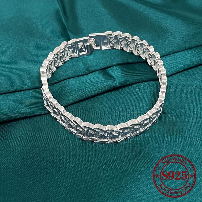 Silver Creative 12mm Coin Wide Bracelet - simple and elegant - Allergy-proof - perfect for everyday wear and parties - the perfect fashion jewelry gift bangle healing  jewelry SpringStatements