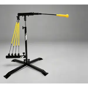 Hurricane Category 4 Premium Swing Trainer, Slow-Pitch Batting Trainer for Advanced Solo Baseball Training Sessions, Improves Hitting Technique via Repetition, Slow-Pitch Batting Trainers