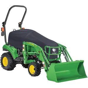 1200D Tractor Cover Compatible with, Kubota, Mahindra,100% Waterproof Tractor Cowling Cover Up to 78" in Length,,Compact Accessories,Black