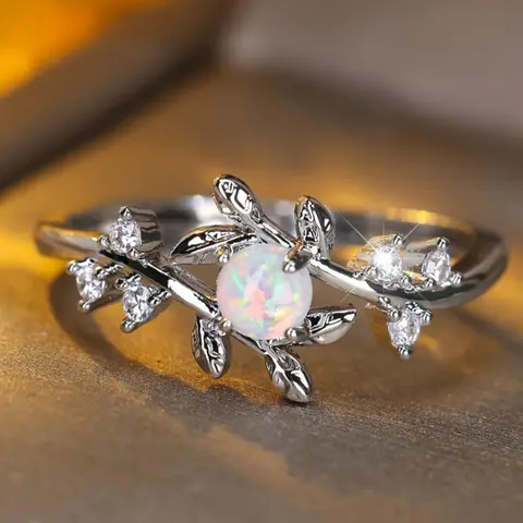Artificial Gemstone & Rhinestone Decorated Ring, Fashion Accessories for Women, Fashionable Jewelry, Trendy All-match & Exquisite Jewelry for Birthday Gift, Elegant Glittering Ring, Elegant Ring, Aurora Ring, Elegant Fashion Rings, Beautiful Rings