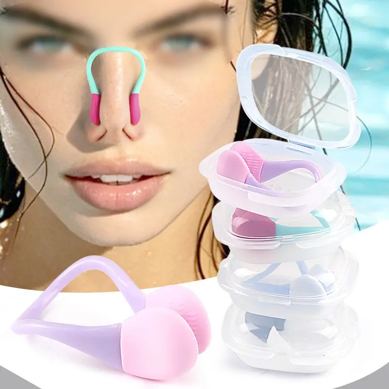 Unisex Outdoor Indoor Swimming Training Nose Clip, Anti-Choking Nose Clip, Secure Fit, Non-Slip, Swimming Aid Equipment