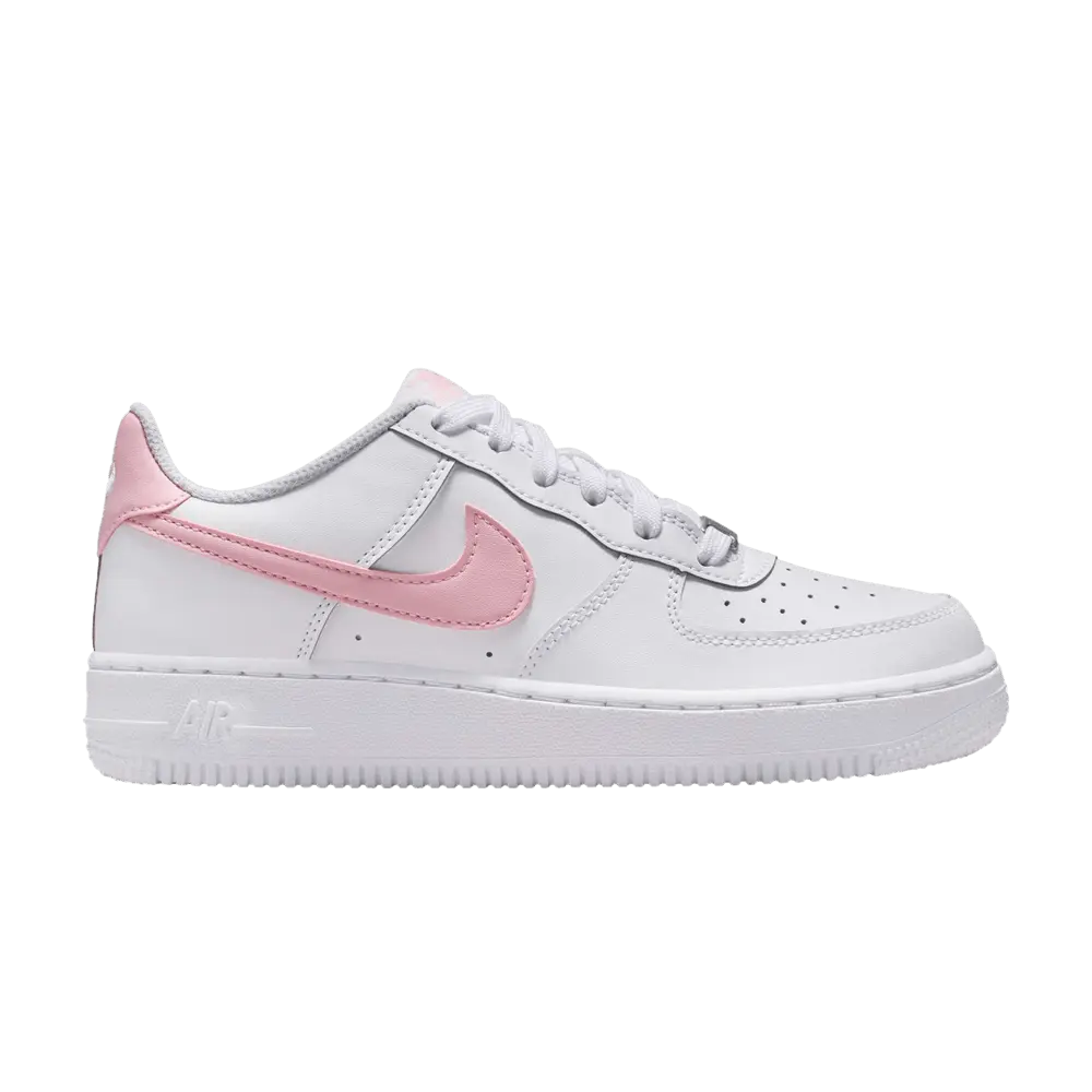 Nike Air Force 1 Grade School 'White Medium Soft Pink' (Unisex) White/White/Medium Soft Pink childrens skate shoes CT3839 115