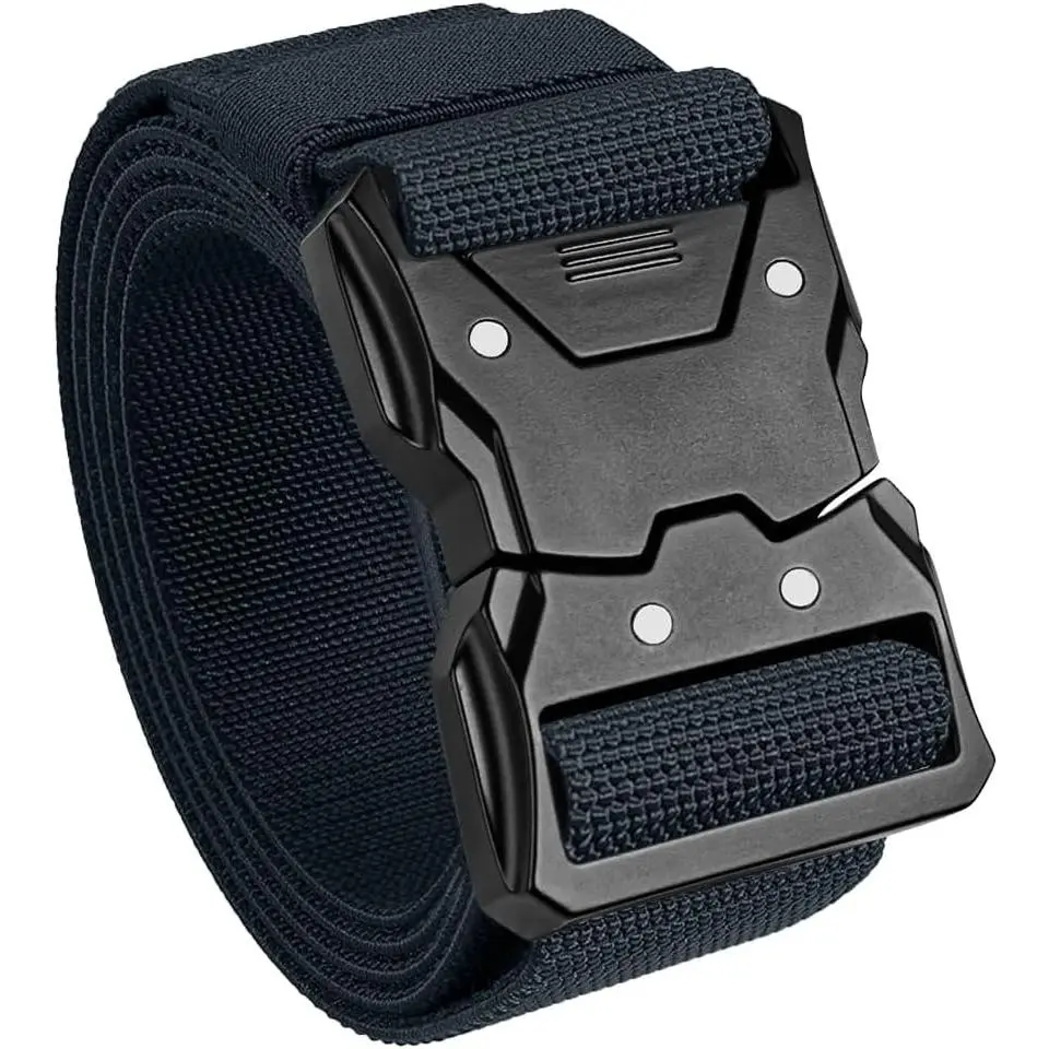 Tactical Belt – Heavy-Duty & Quick Release – Military, Work, Rigger, Duty & Utility Belt  Men