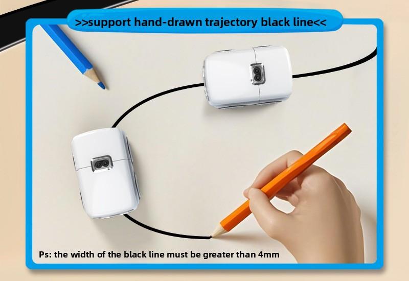 Magic Gesture Control Mini Bus Toy Smart Obstacle Avoidance RC Car Hand Sensor Follow Toy Kids Interactive Desk Toy Mini Remote Control Car LED Face Expression Cute Robot Car Gift for Boys Girls Birthday Easter Gift