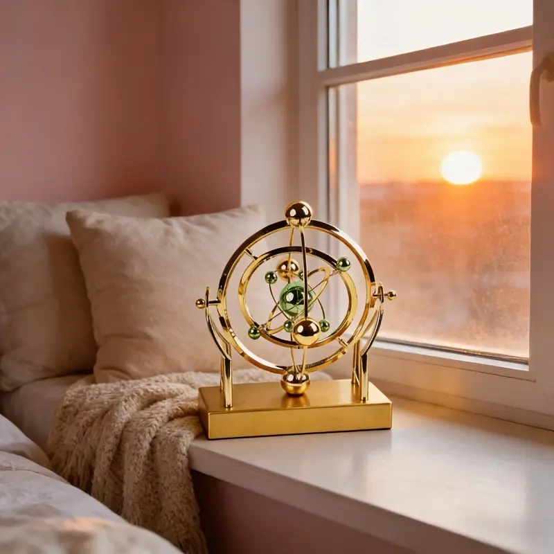 Cosmic Swing Pendulum - Charming Home Decor, Permanent Sports Function Tabletop Ornament, Cradle Eternal Sports Machine, Cool Toys Tabletop Small Objects Physics Teacher Gifts, Collectible Statues, Resin Sculptures