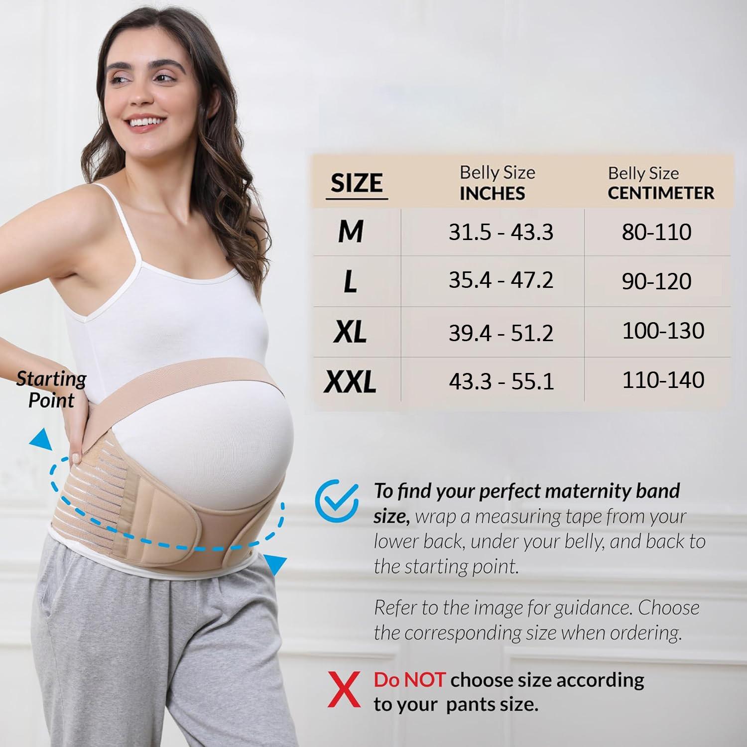 Pregnancy Belly Band Adjustable, Plus Size Comfort, Essential Maternity Item, All Stages of Pregnancy