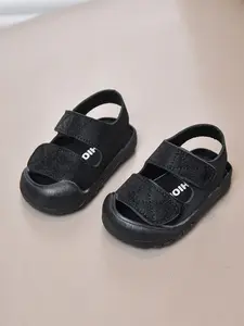 Velcro Sandals, Toe Protection Wraparound Design, Comfortable Non-Slip Summer for Kids