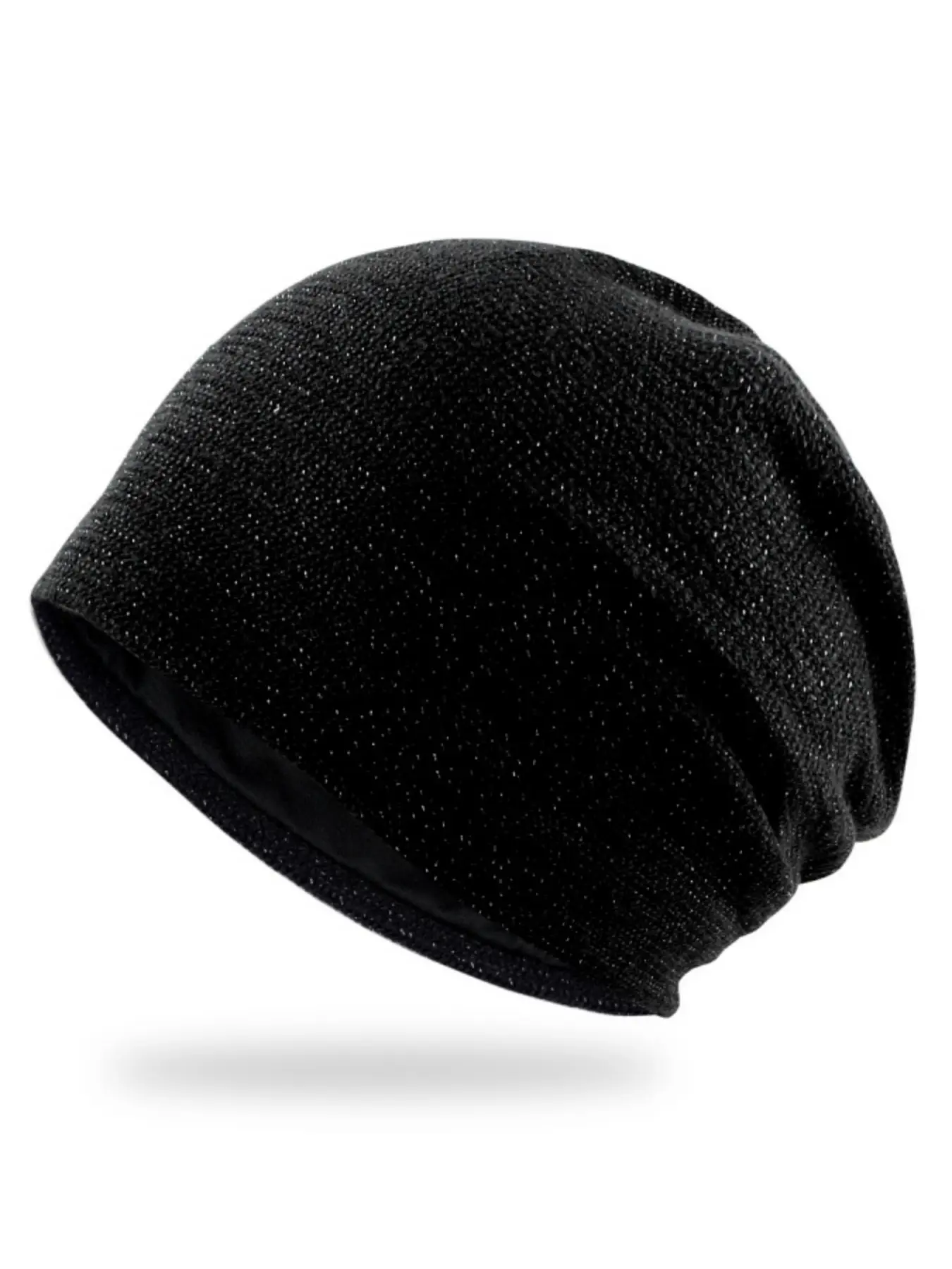 Light luxury and gentle style, relaxed and understated shimmering silk turban hat, warm and skin-friendly, makes the face look smaller and covers gray hair, suitable for mothers