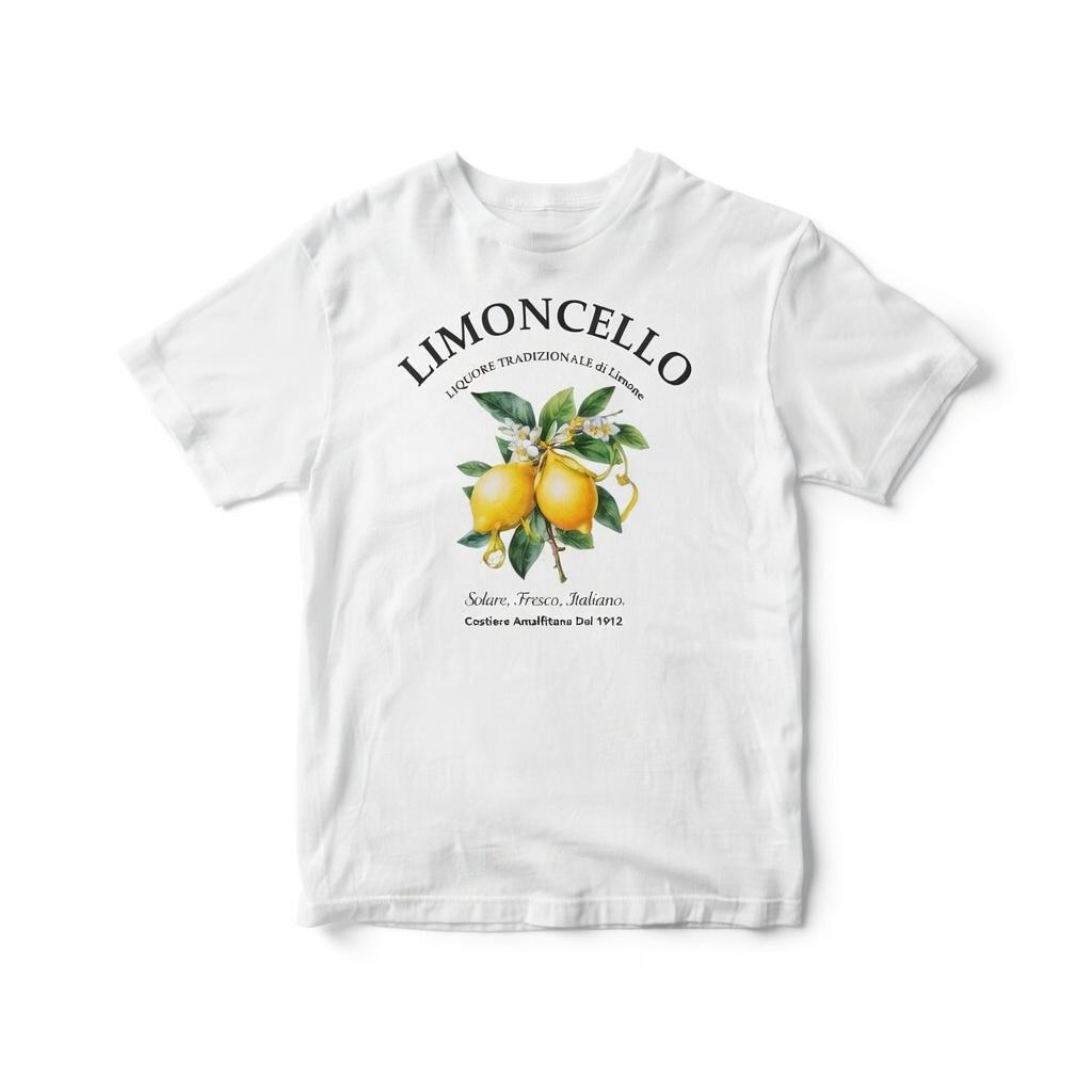 Limoncello Shirt, Amalfi Coast Italy Lemons T-shirt, Holiday Shirt for Her