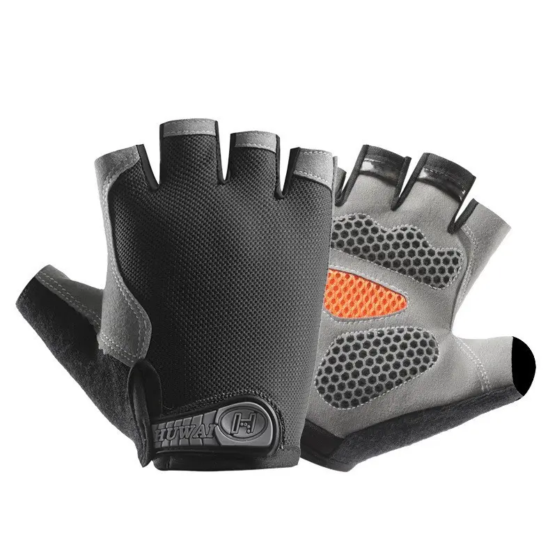 Upgraded mesh half-finger black