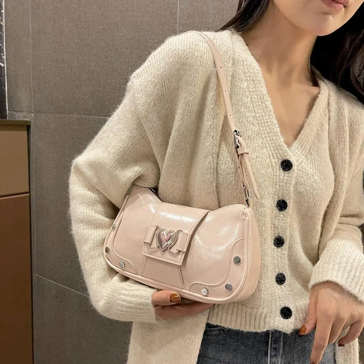 Women’s Shoulder Bag, Korean Style Underarm Purse with Minimalist Design, Trendy Crossbody Bag for Daily Outfits, Travel, Shopping, Work, Date Night & Casual Fashion sohochic