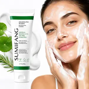Aha Bha Pha Cleansing Foam 2.116oz, Korean Salicylic Acid Face Wash, Suitable for Oily Skin, Gentle Exfoliating Pore Cleaning Soap