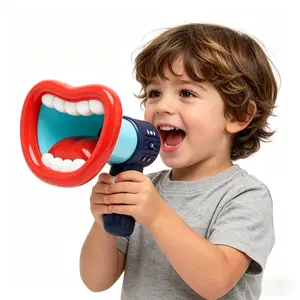 Kids' Digital Voice Changer – Button-Controlled, 6 Sound Effects, Portable Audio Amplifier, Interactive Language Play, Creative Fun, Ideal Gifts for Kids, Toys for Toddlers, Family Time Christmas/Children's Day Fun Toy