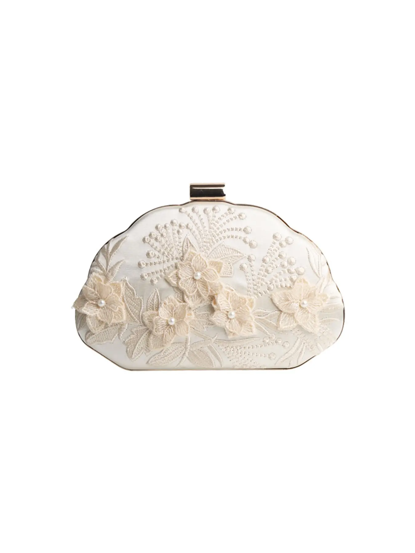 Fashion Embroidered Shell Bag, Unique Women's Evening Bag, Luxury Handbag, Stylish and Elegant, Perfect for Special Occasions