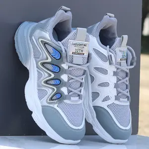 GGOR Men'S Dad Shoes New Model Spring And Autumn Thick-Soled Sneakers Men'S Casual Running Super Trendy Shoes