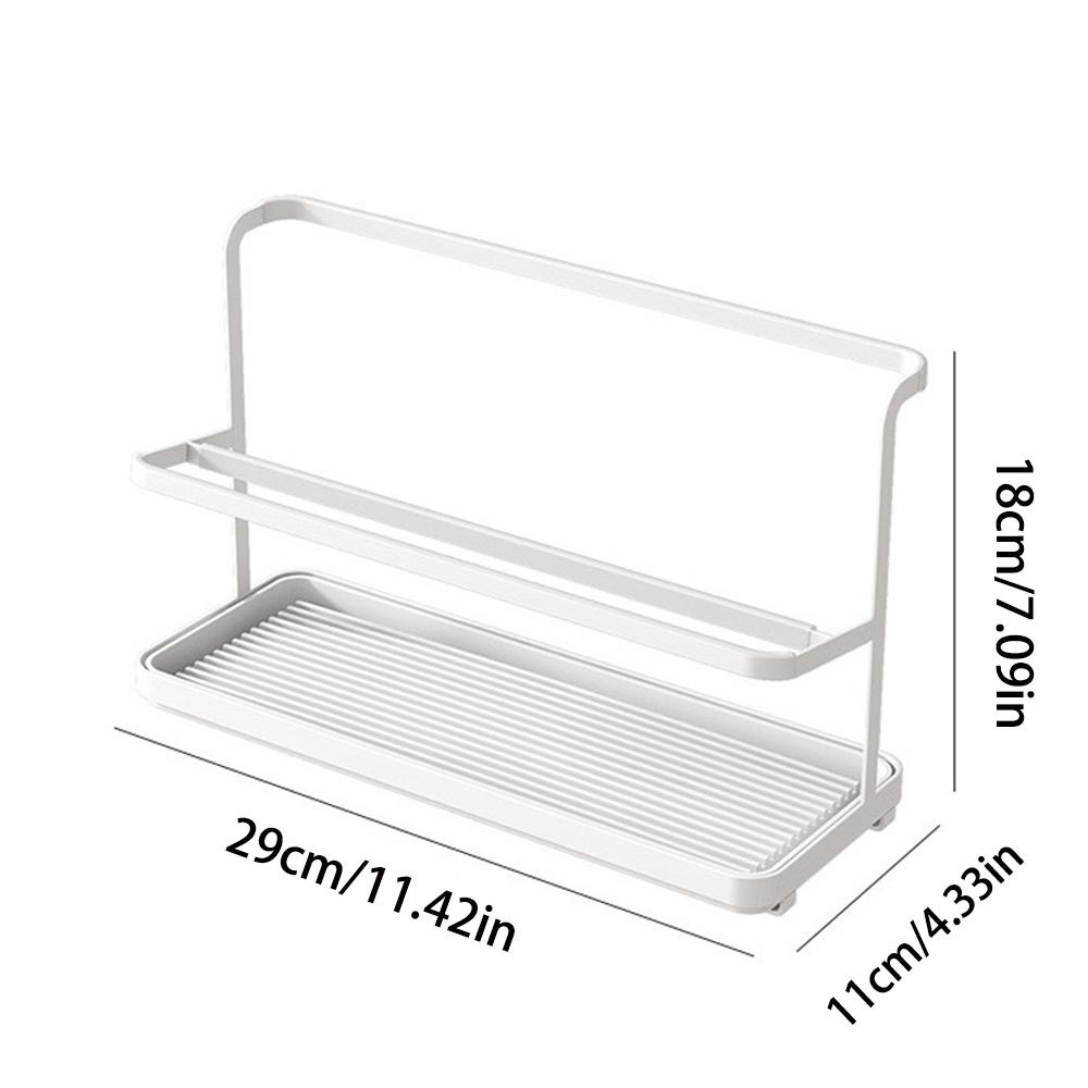 Double Layer Cup Holder Rack, Home Use Water Cup Drainage Stand, Multi-Function Tea Cup Storage Organizer, Space-Saving Design