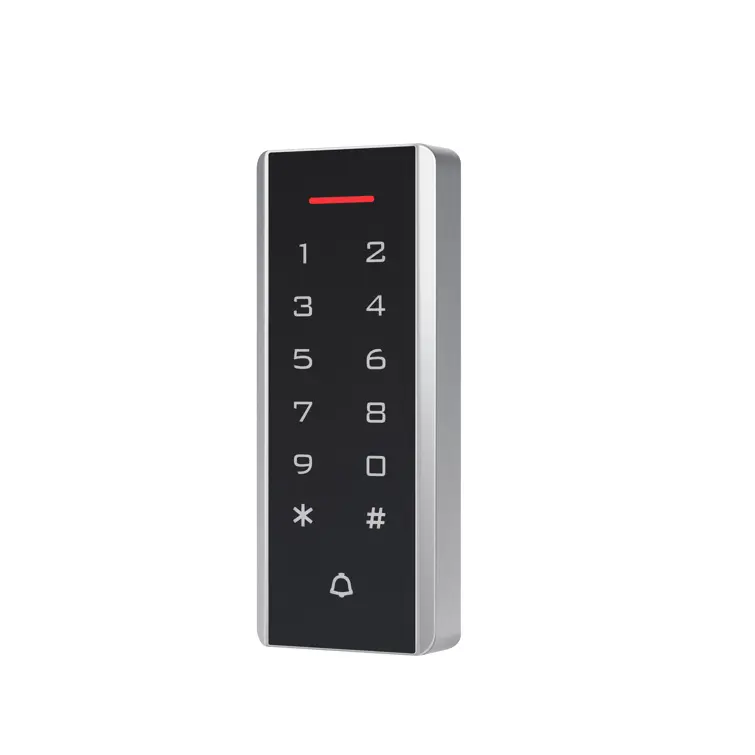 All-In-1 IC Card Access Control Device - 11.5*4.5cm Slender Narrow Body, Dual Unlocking via IC Card Swiping & Numeric Keypad, Compact Easy-to-Mount Solid Parts for Narrow Frame Doors, Corridors, Office Use