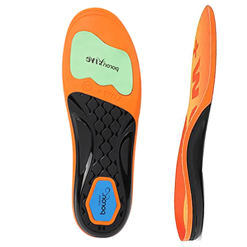 TPU Supportive Insoles - Breathable Mesh Cushion Pads with PU Foam for Work Boots, Sneakers & Casual Shoes
