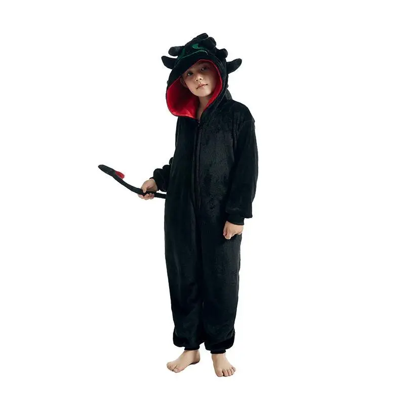 Kids Children Pajamas Toothless how to train your dragon Onesies Girls Boys Animal Cartoon Cosplay Costumes For Halloween