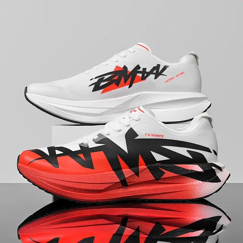 GGOR Couple'S Leap Shadow Unlimited Soft Sole Carbon Plate Running Shoes 2026 Season New Product Amazing Fly2 Whirlwind Running Shoes Teenager Ultra-Light Shock Absorption Couple Sneakers