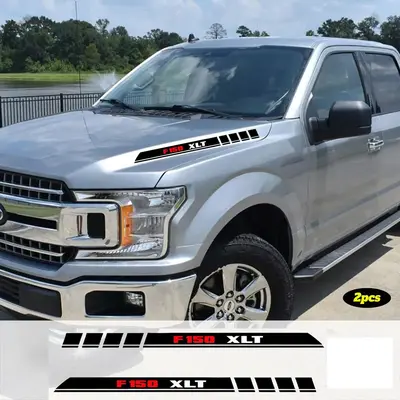 2018 Ford Raptor F-150 Dual Hood Graphics Vinyl Stripes Decals Svt F150