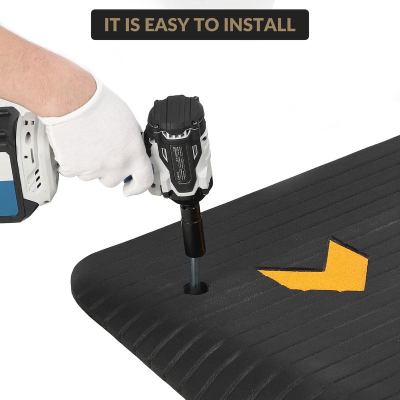 Heavy Duty Rubber Curb Ramp Set – 4