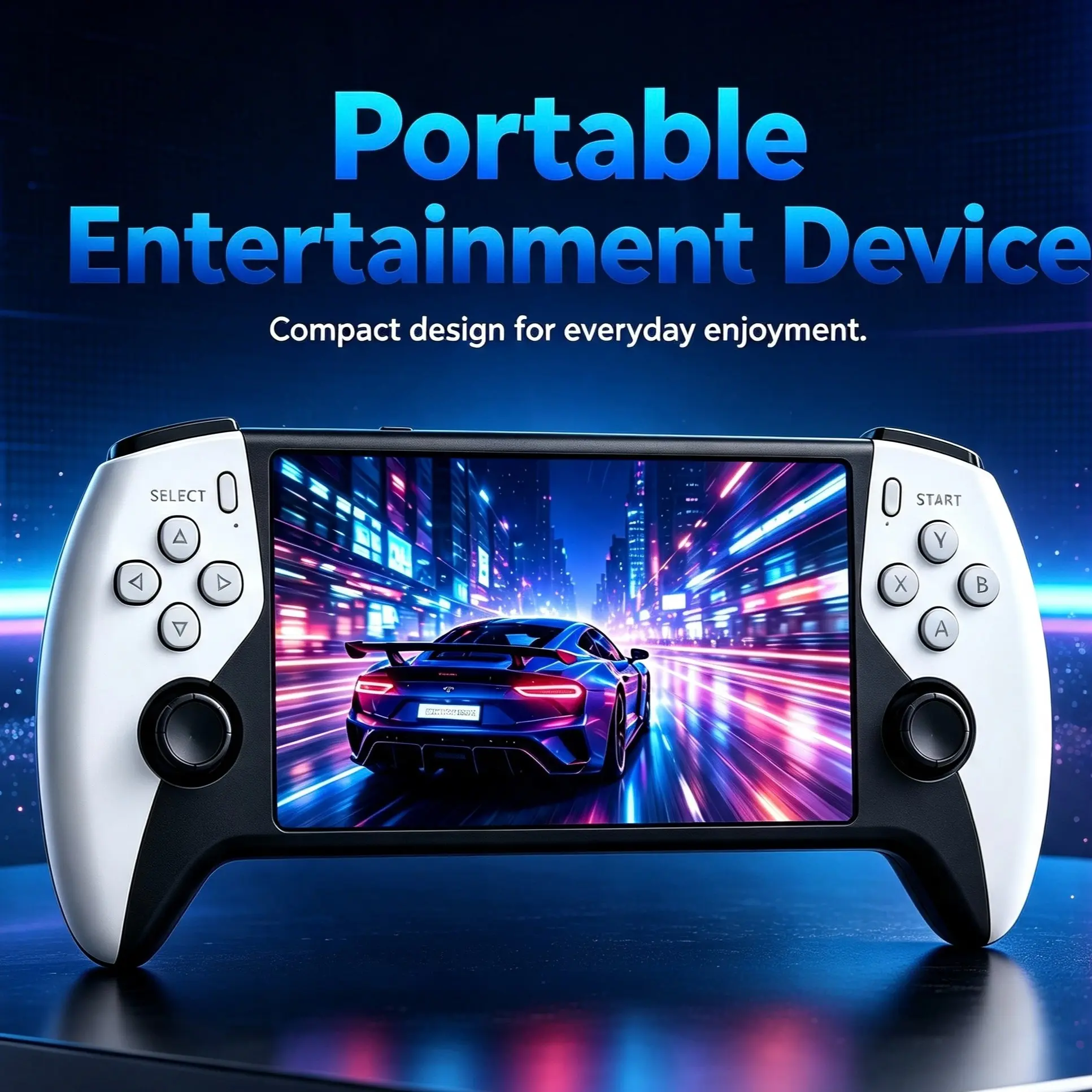 New Sf3500 Portable Multi-Function Handheld Game Console, 5-Inch IPS HD Screen, Ergonomic Grip, Compact Design, Ideal Gift