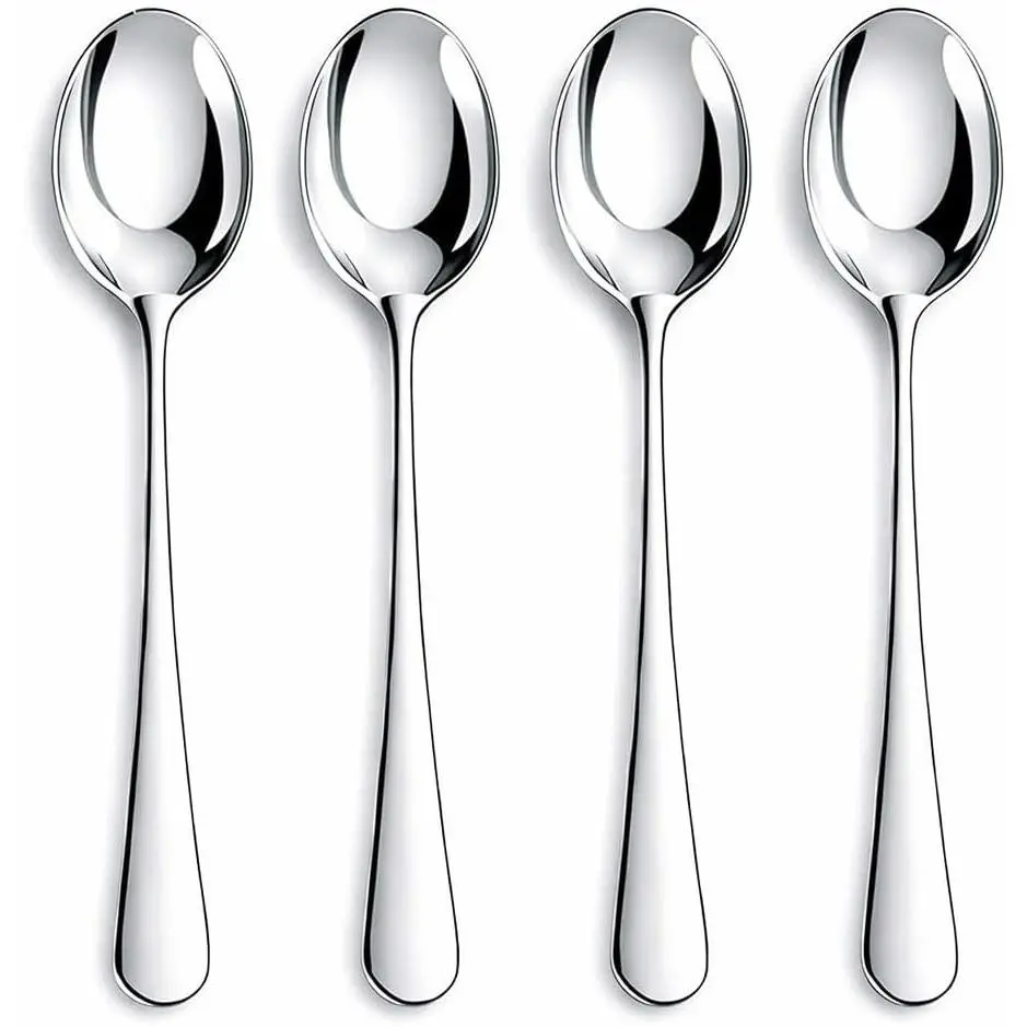 12 Pieces Heavy Duty Teaspoons Set,6.8" Tea Spoons Silverware,Food Grade Stainless Steel teaspoons,Small Spoons for Home, Kitchen, Restaurant,Mirror Polished and Dishwasher Safe