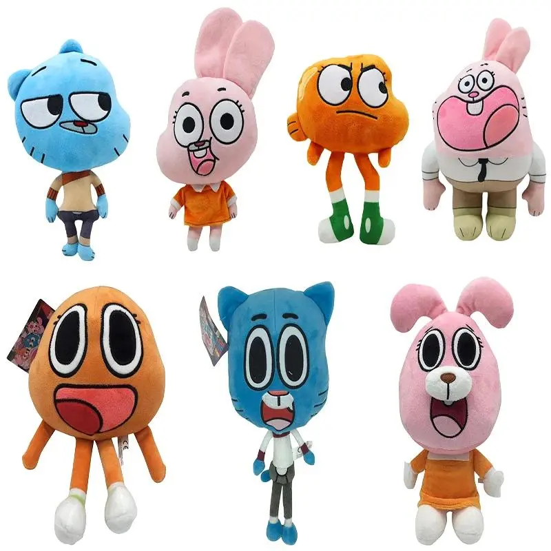 Amazing Worlds Of Gumball Plush Toys The Amazing Worlds Of Gumball Plushie Doll Amazing Worlds Of Gumball Darwin Anais Richard